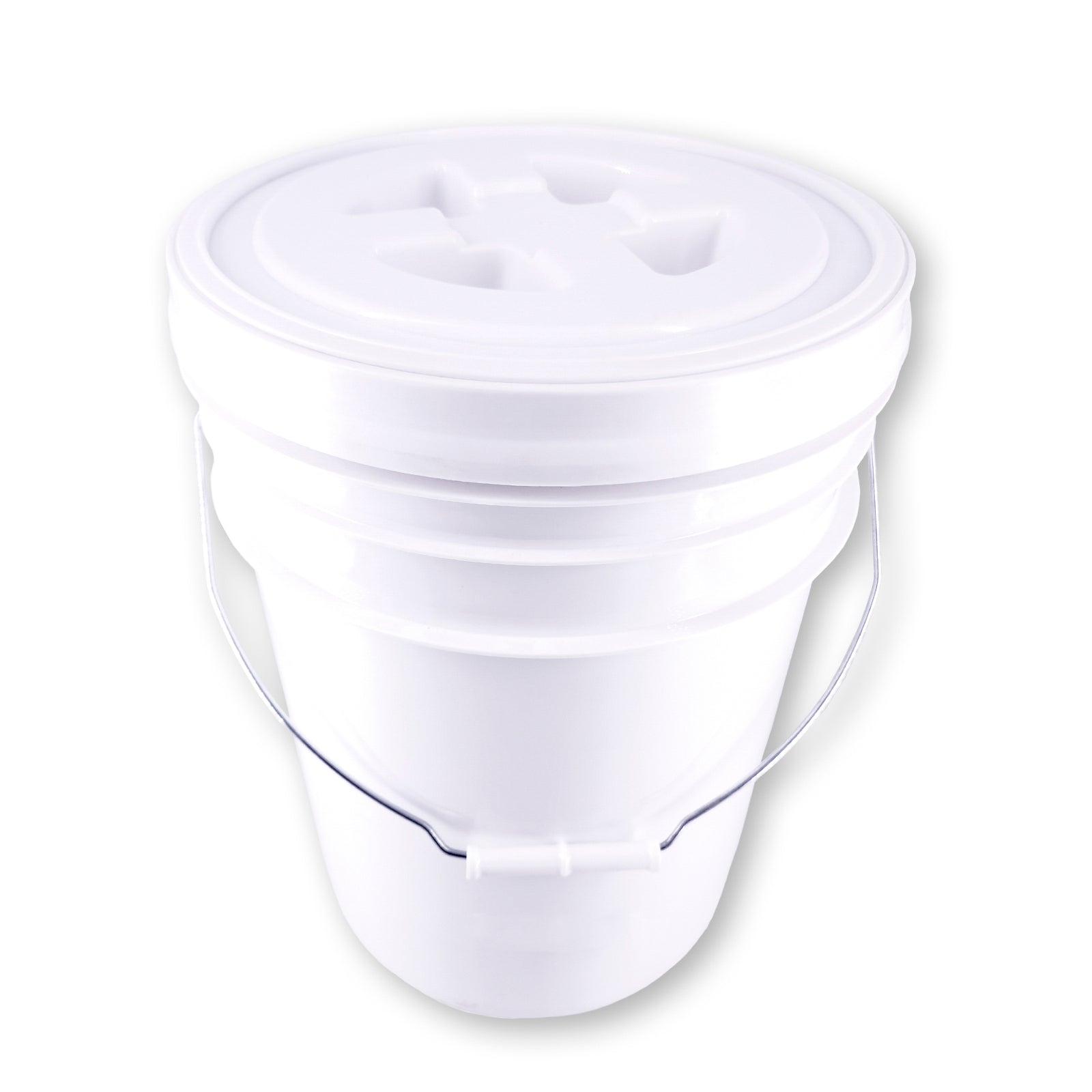 Bucket With Gritt on a white background