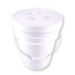 Bucket With Gritt on a white background