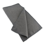 Gray textured Glass Towel on a white background