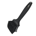Black brush with bristle head on a white background
